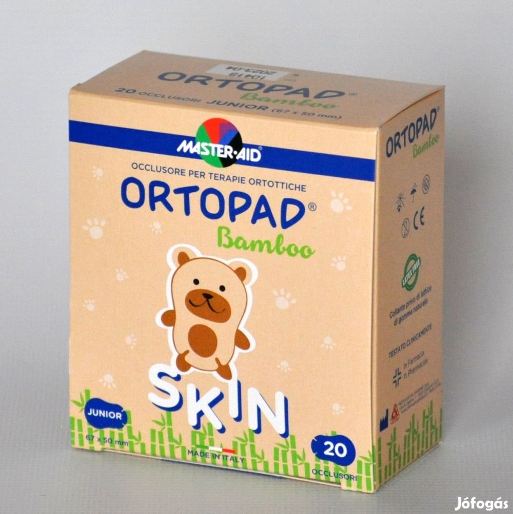 M-A ORTOPAD JUNIOR SKIN szemtakaró 20X