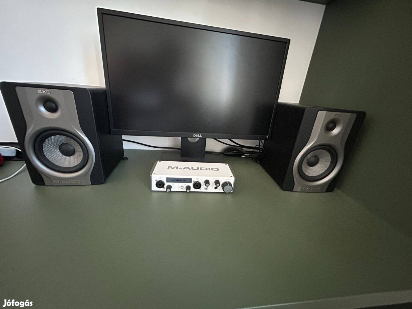 M-Audio BX5 aktív hangfal pár Mkii audio interfésszel