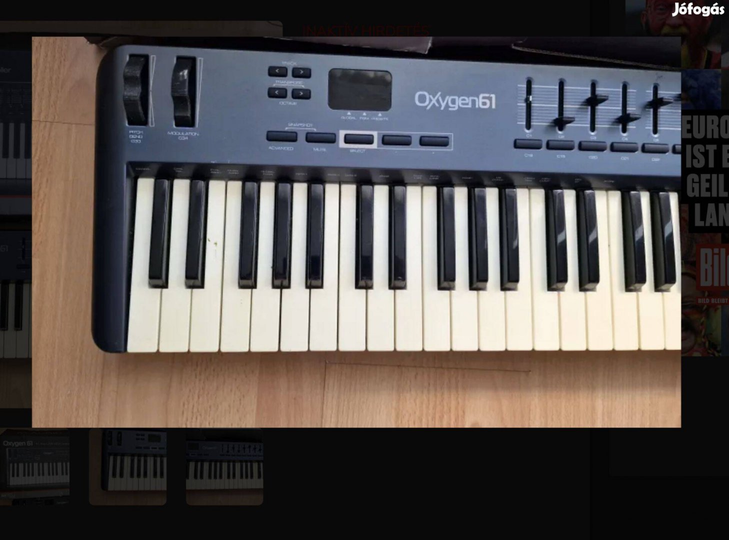 M-Audio Oxygen 61 Mkiii USB MIDI Performance Keyboard Controller