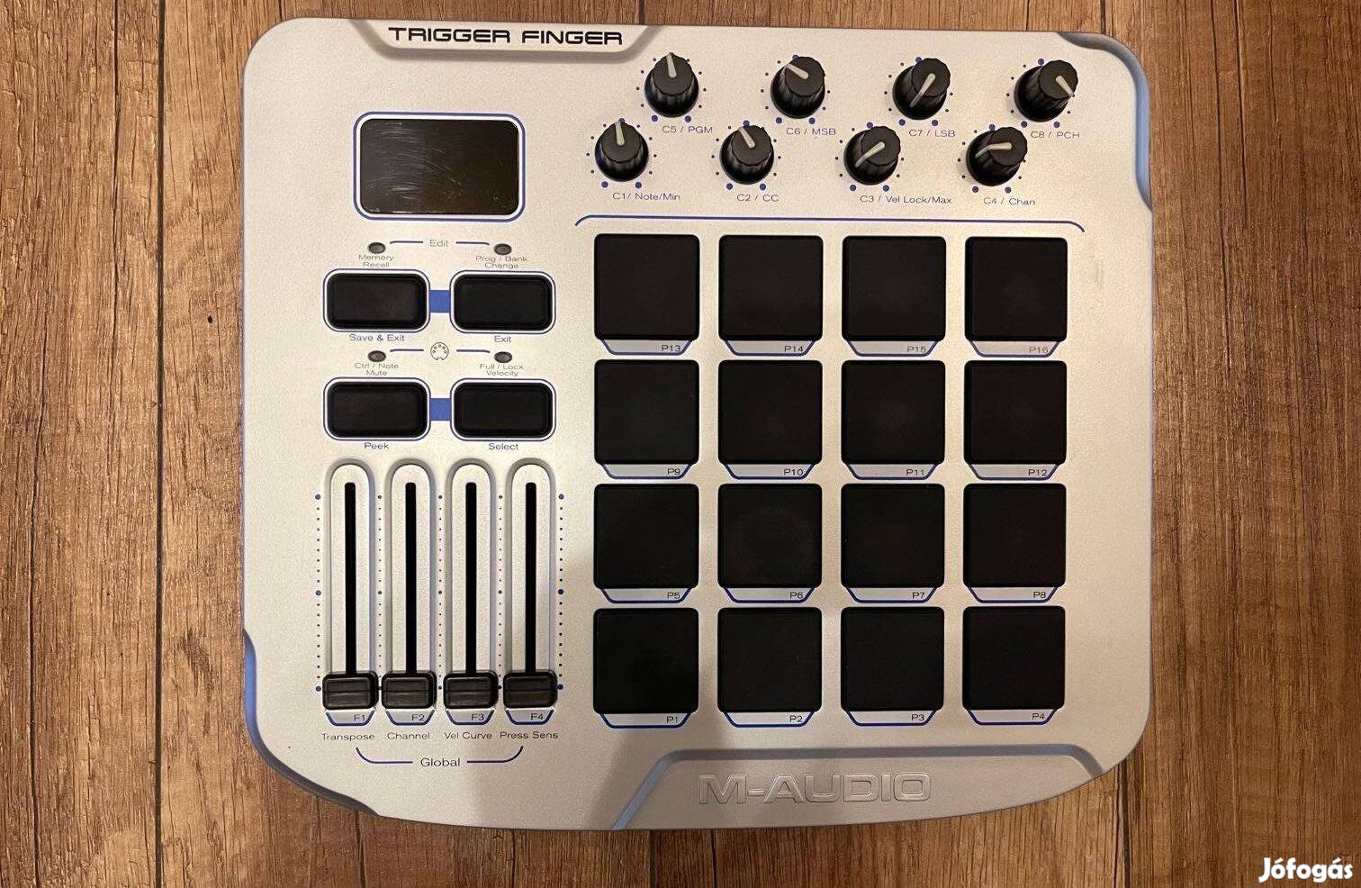 M-Audio -Trigger Finger - midi controller kontroller