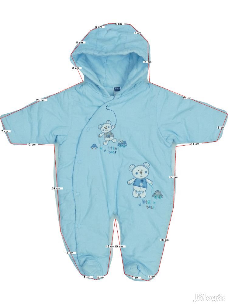 M&Co. Használt (újszerű) Fiú Baby overál (Méret: 62)
