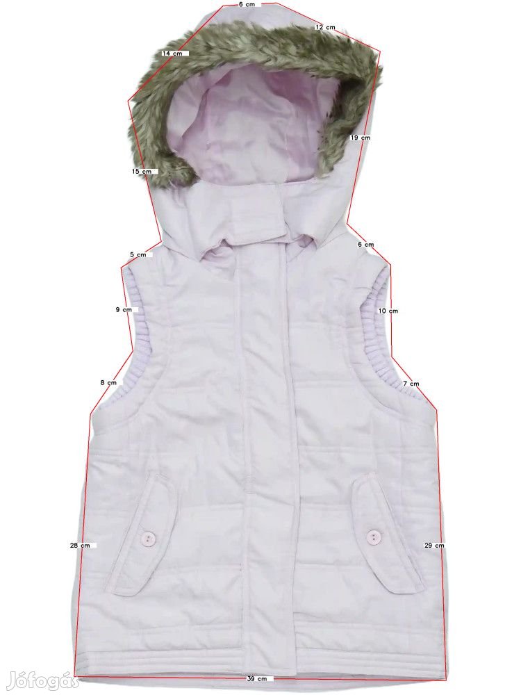 M&Co. Használt (újszerű) Lány Mellény (Méret: 128)