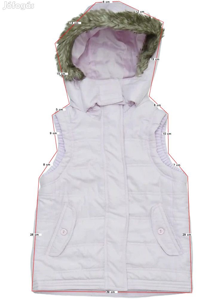 M&Co. Használt (újszerű) Lány Mellény (Méret: 128)