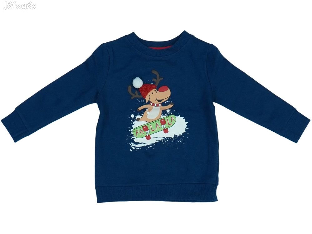 M&Co. Új (címkés) Fiú Pulóver (Méret: 92)