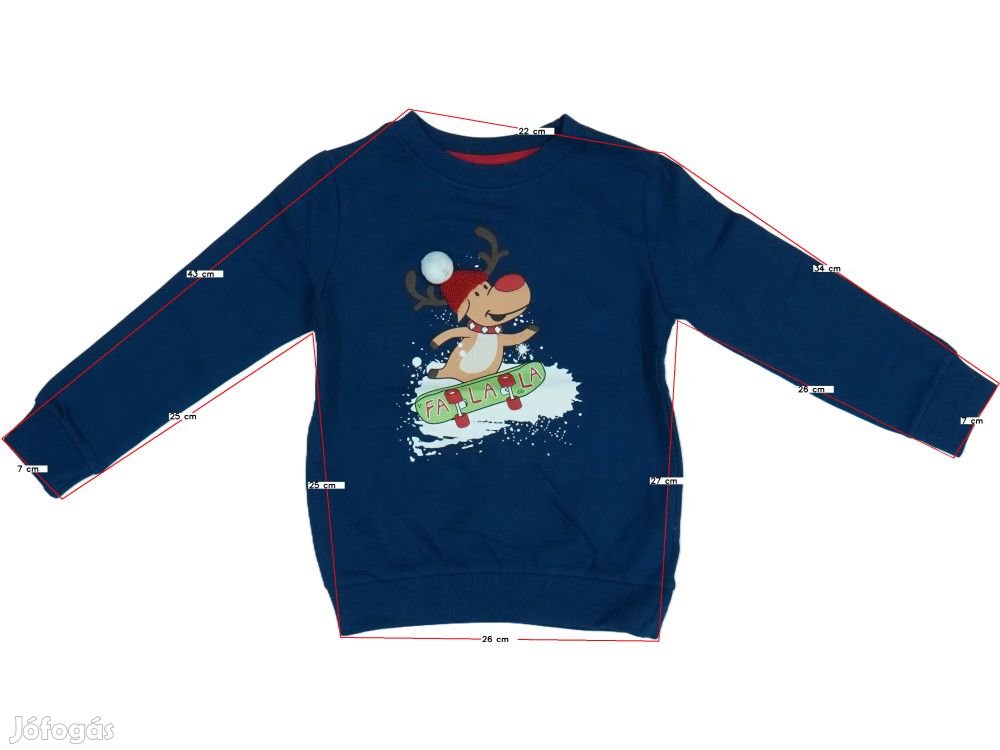 M&Co. Új (címkés) Fiú Pulóver (Méret: 98)