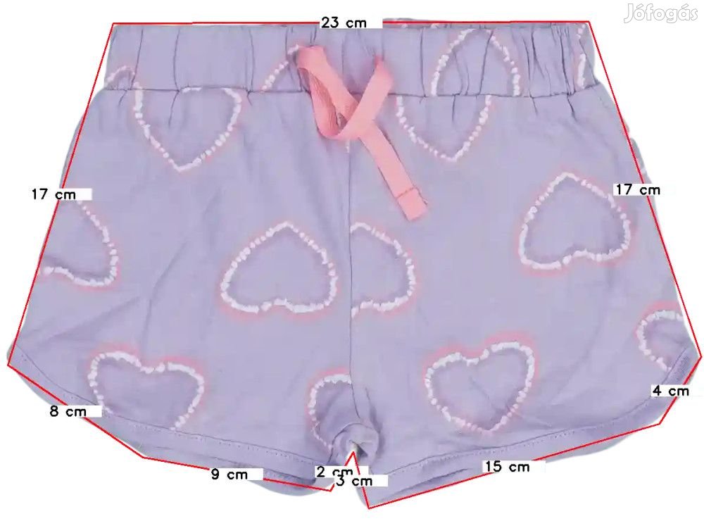 M&Co. Új (címkés) Lány Rövidnadrág (Méret: 92)
