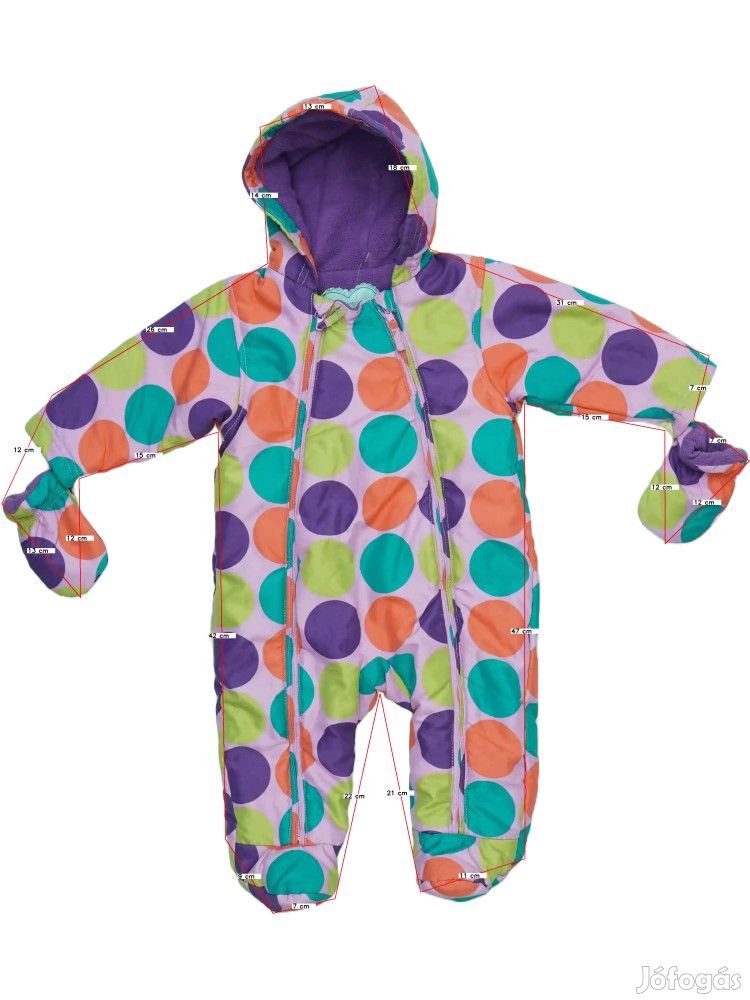 M&S/Marks&Spencer Használt (újszerű) Lány Baby overál (Méret: 74)