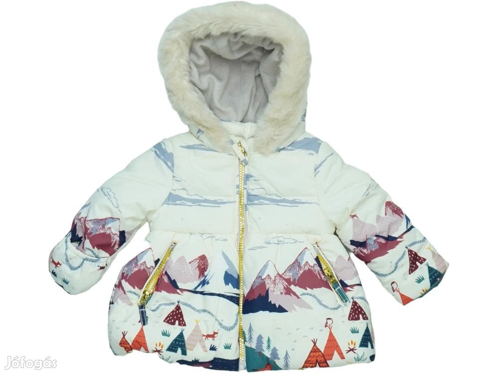 M&S/Marks&Spencer Új (címke nélküli) Lány Télikabát (Méret: 68)