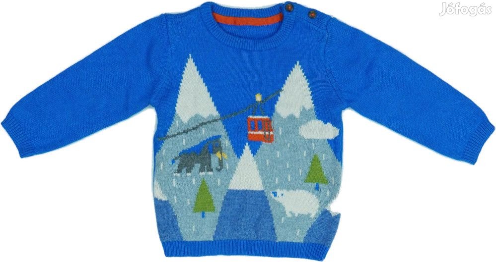 M&S/Marks&Spencer Új (címkés) Fiú Kötött pulcsi (Méret: 86)