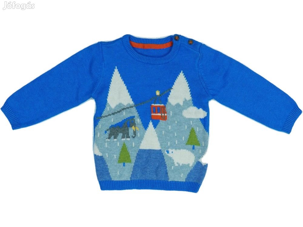 M&S/Marks&Spencer Új (címkés) Fiú Kötött pulcsi (Méret: 86)