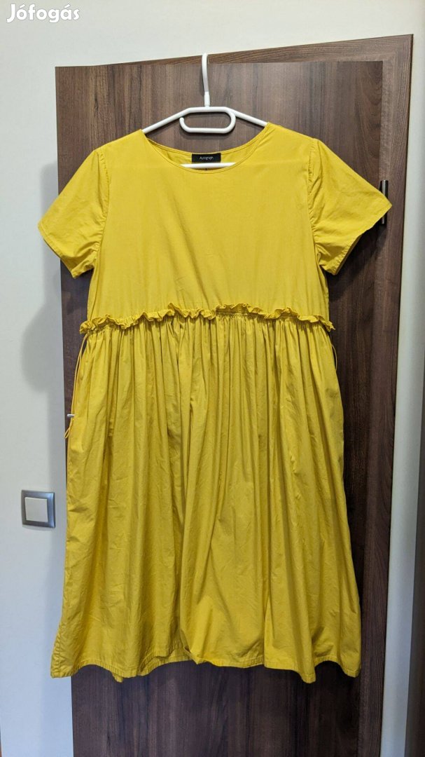 M&S sárga pamut ruha/kismama ruha M/38