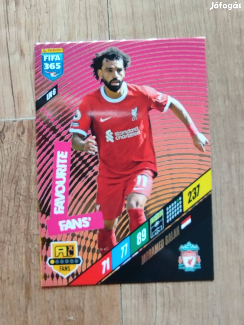 M. Salah (Liverpool) FIFA 365 2024 FANS Favourite focis kártya