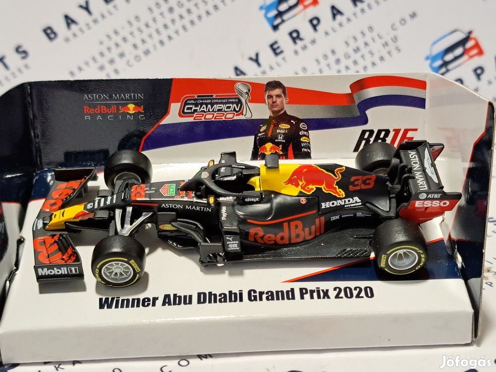 M. Verstappen Red Bull RB16B #33 - Aston Martin - Bburago - 1:43