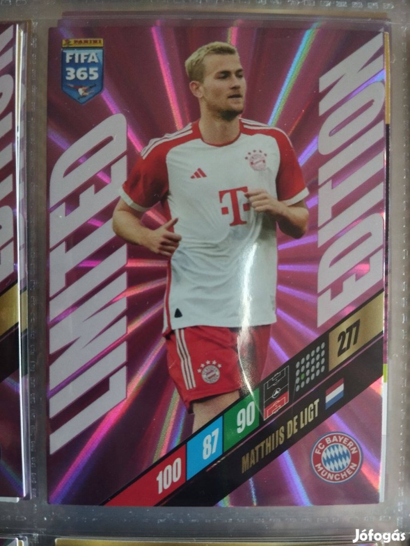 M. de Ligt (Bayern München) FIFA 365 2024 Limited edition focis kártya