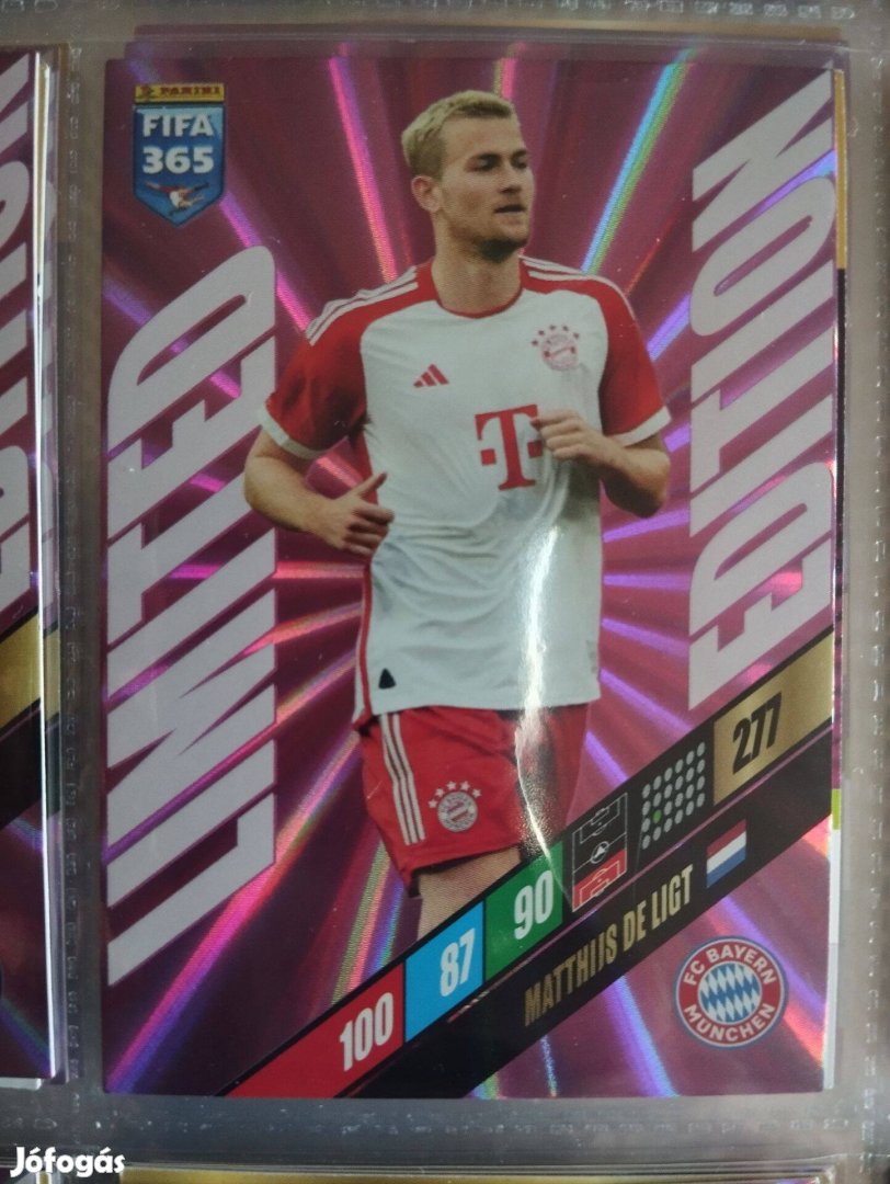 M. de Ligt (Bayern München) FIFA 365 2024 Limited edition focis kártya