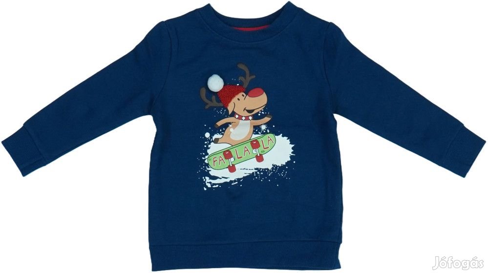 M&amp;Co. Új (címkés) Fiú Pulóver (Méret: 92)