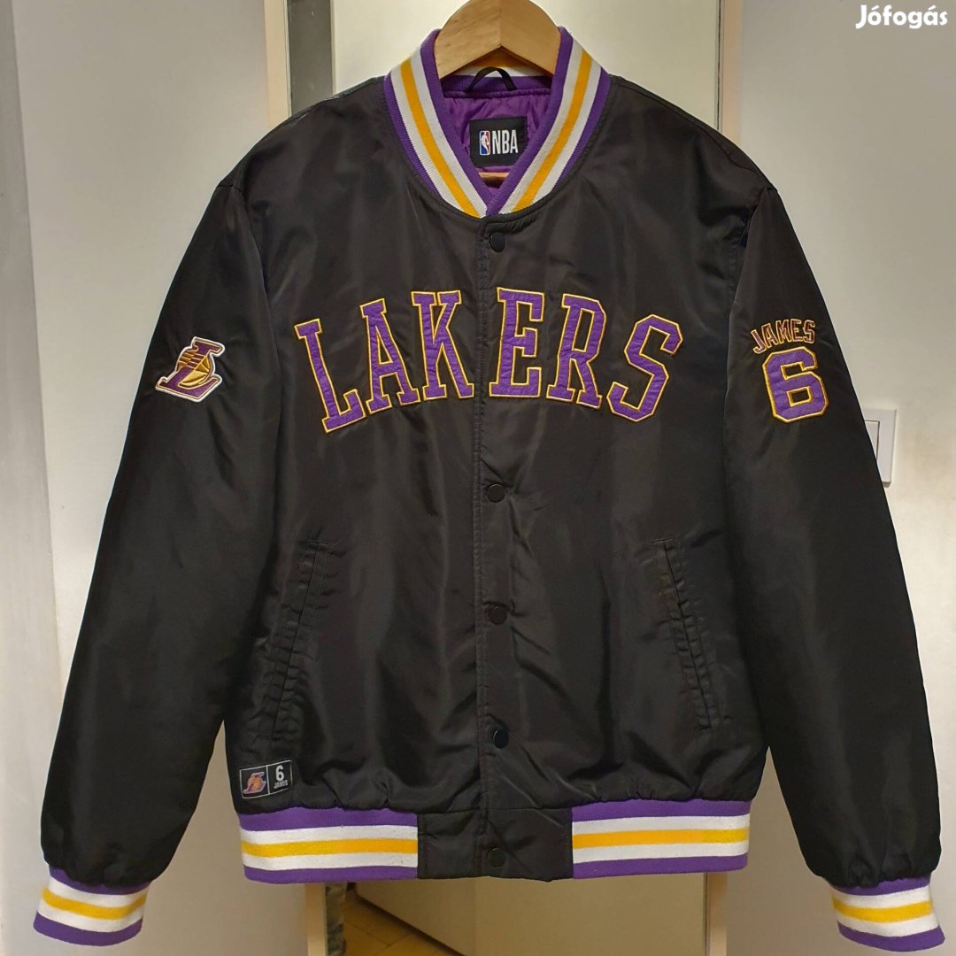 M-es Los Angeles Lakers NBA varsity bomber dzseki kabát