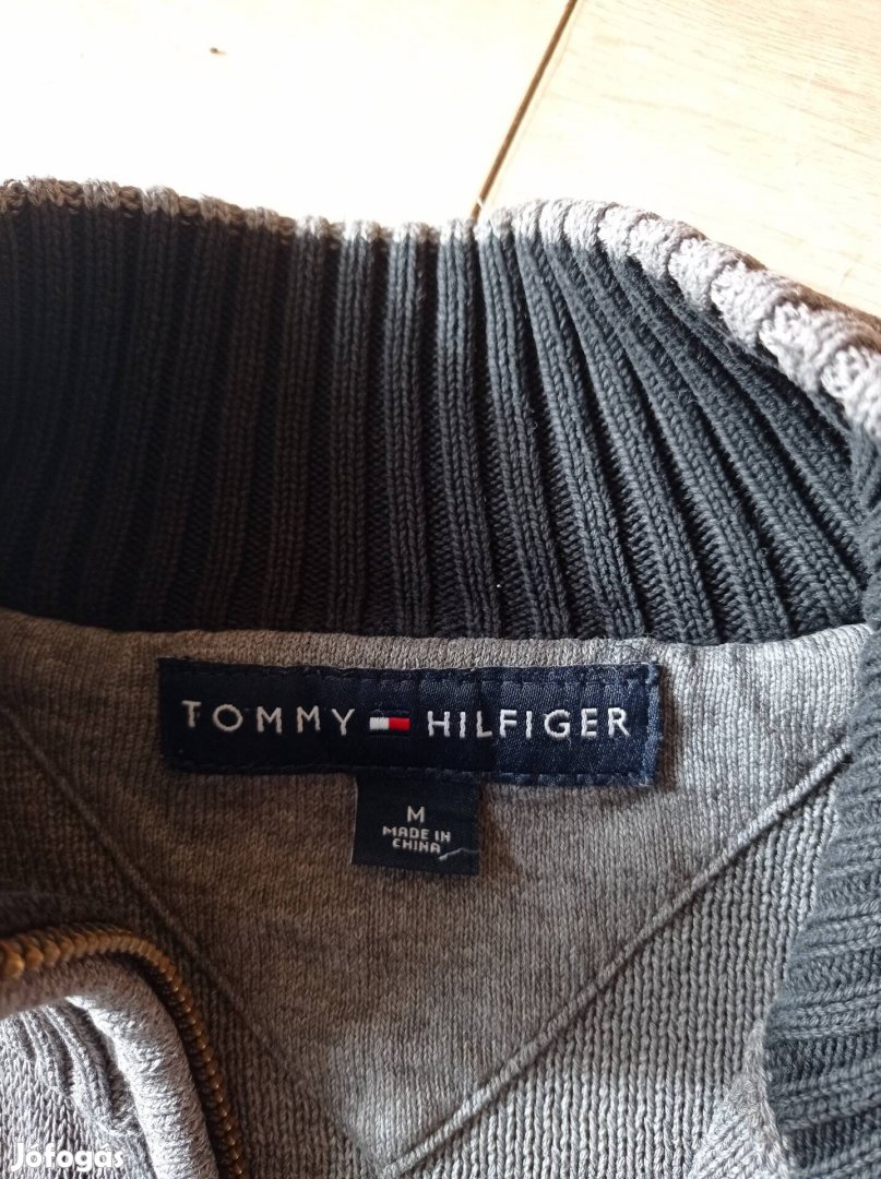M-es, szürke, kötött pulóver Tommy Hilfiger 