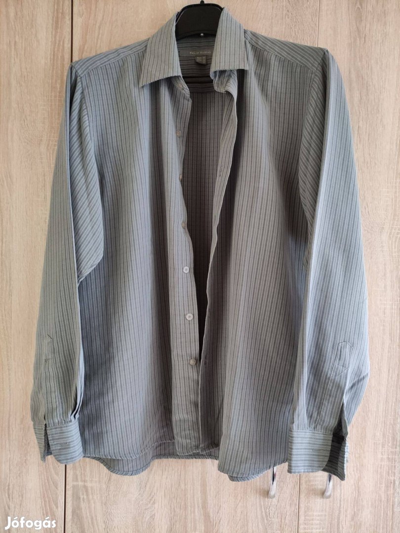 M-es szürke férfi ing Philip Russel