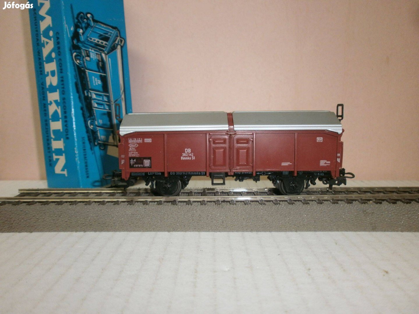 Märklin 4619 - DB - teher kocsi - H0 - DC - (AB-43)