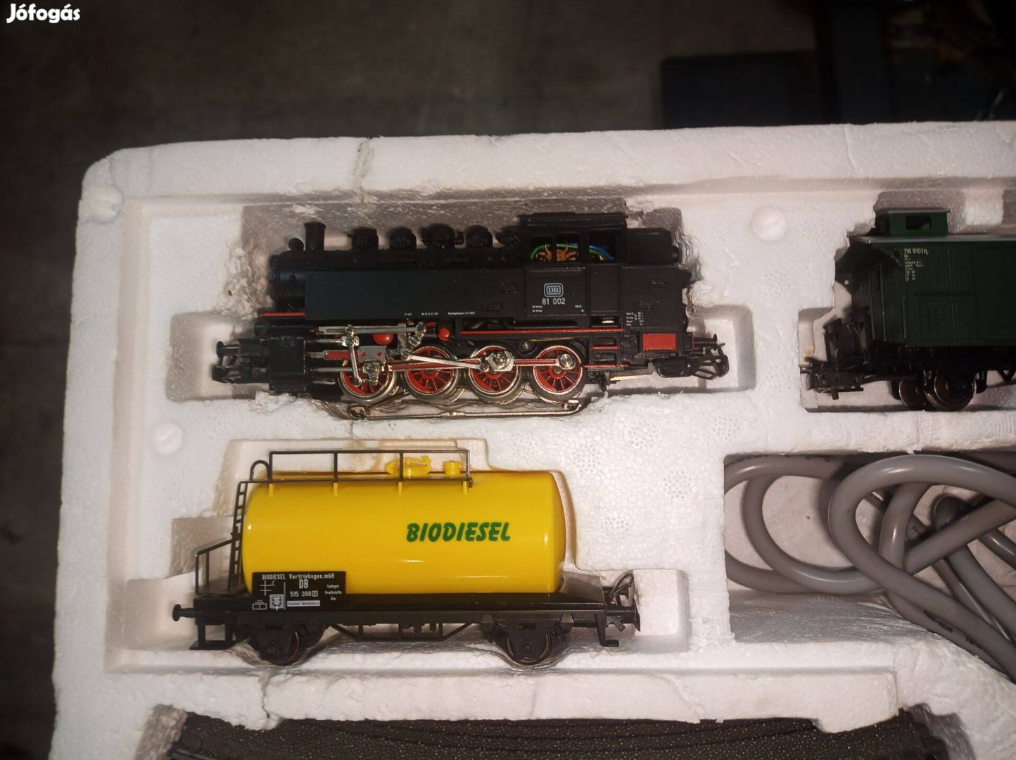 Märklin H0-s 81 és gőzös szett