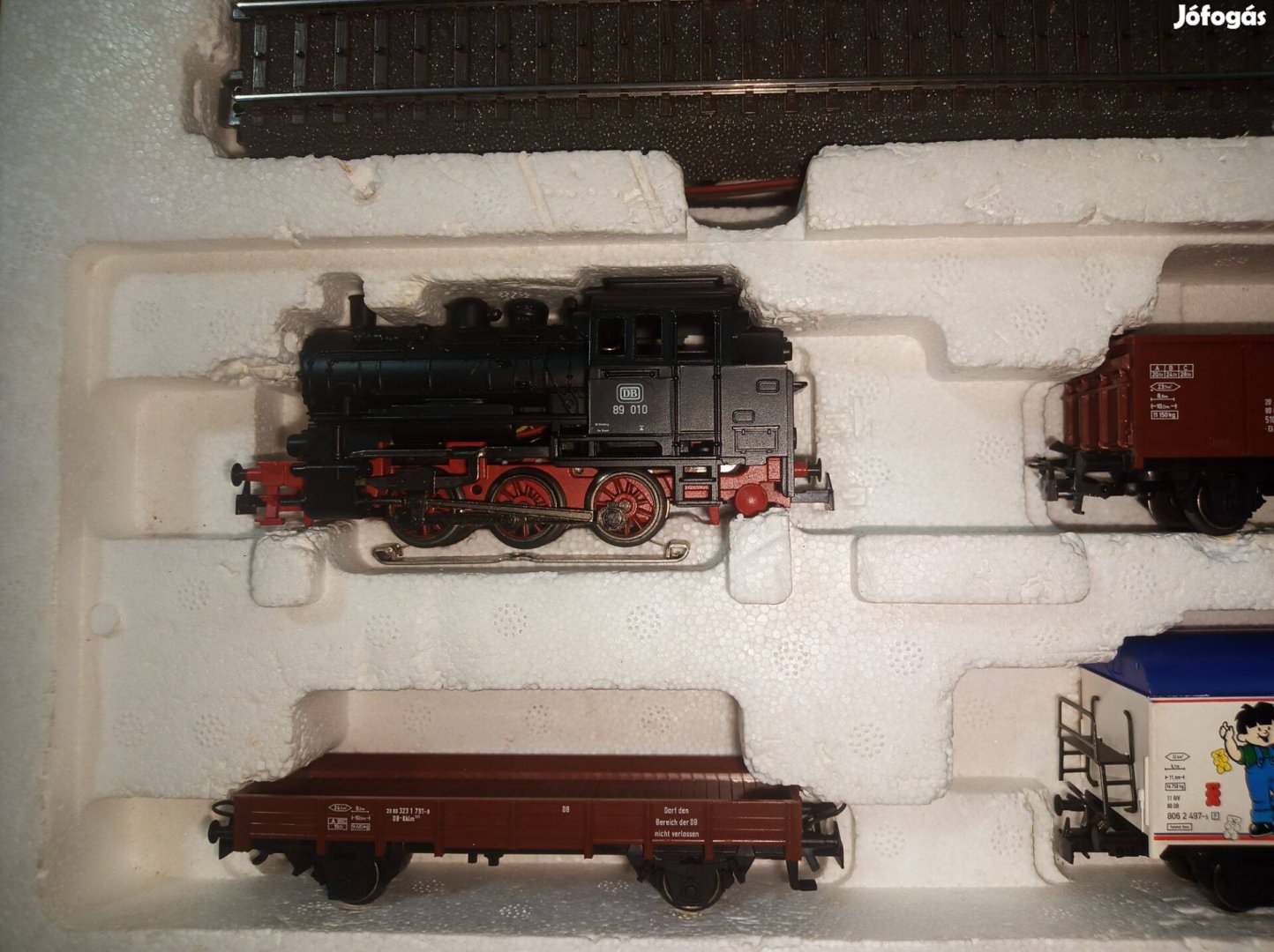 Märklin H0-s 89 és gőzös szett