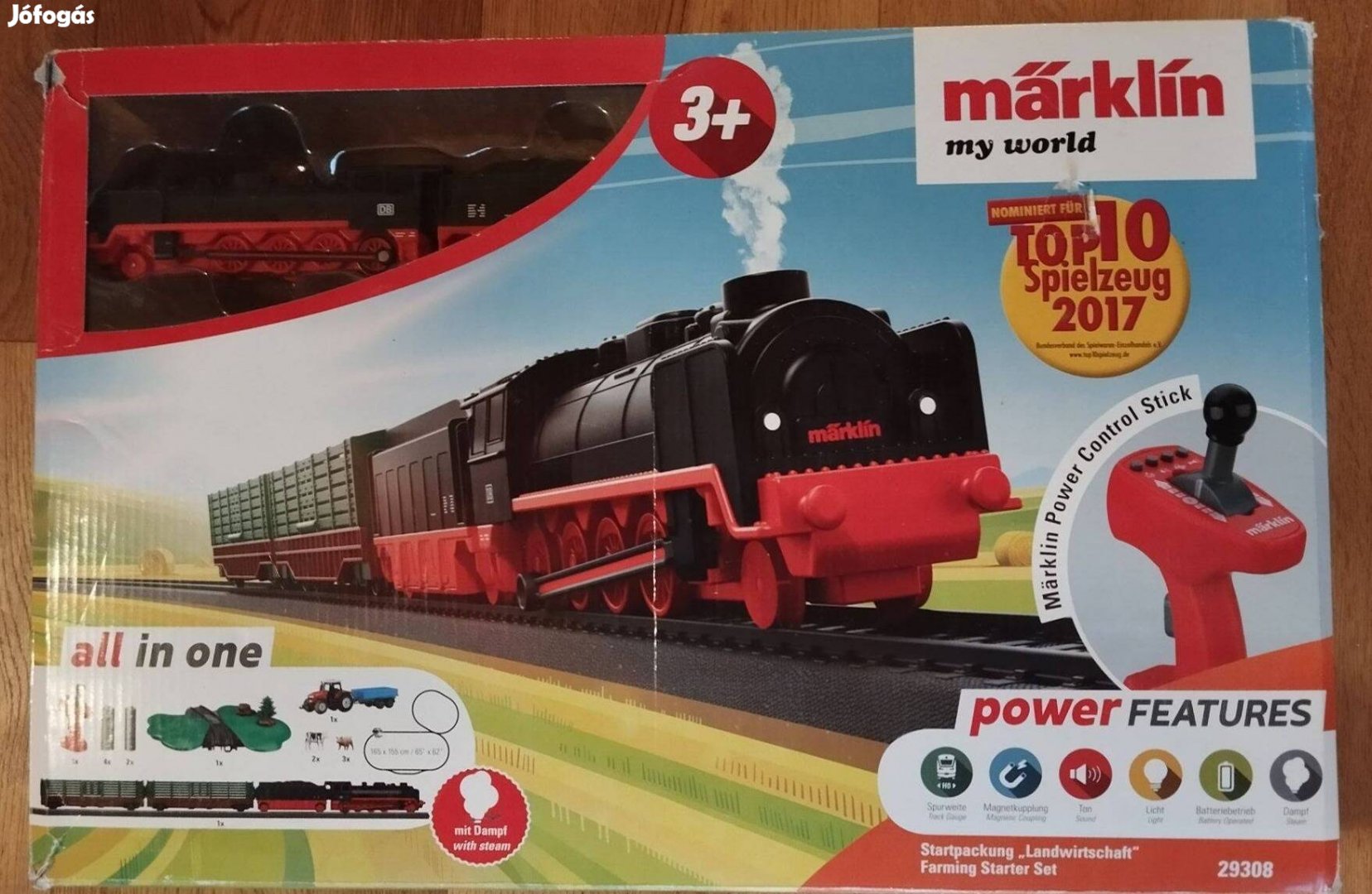 Märklin My World H0 vasútmodell kezdőszett gőzmozdonnyal 29308