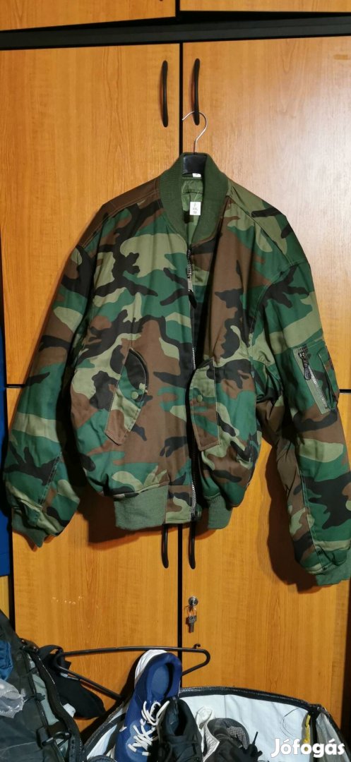 Ma-1 pilota bomber dzseki vászon 2XL. 