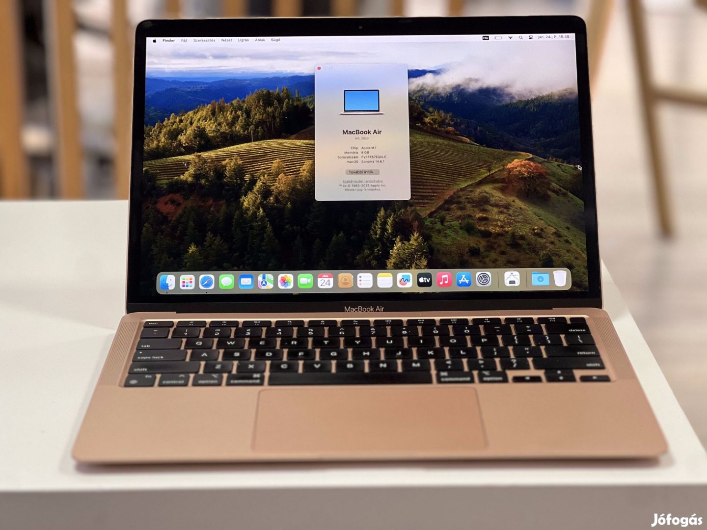 MacBook Air 2020 13 M1 256GB 2 ÉV Garanciával Számlával