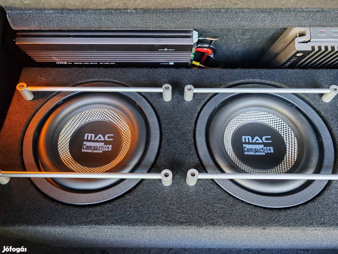 Mac Audio Sc8 dupla mélynyomó subwoofer mélyláda eladó 