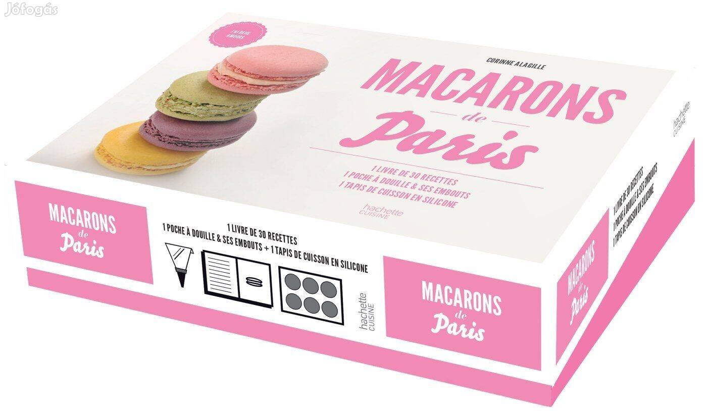 Macarons de Paris - szilikon makaron sütőlap, tölcsér, receptek