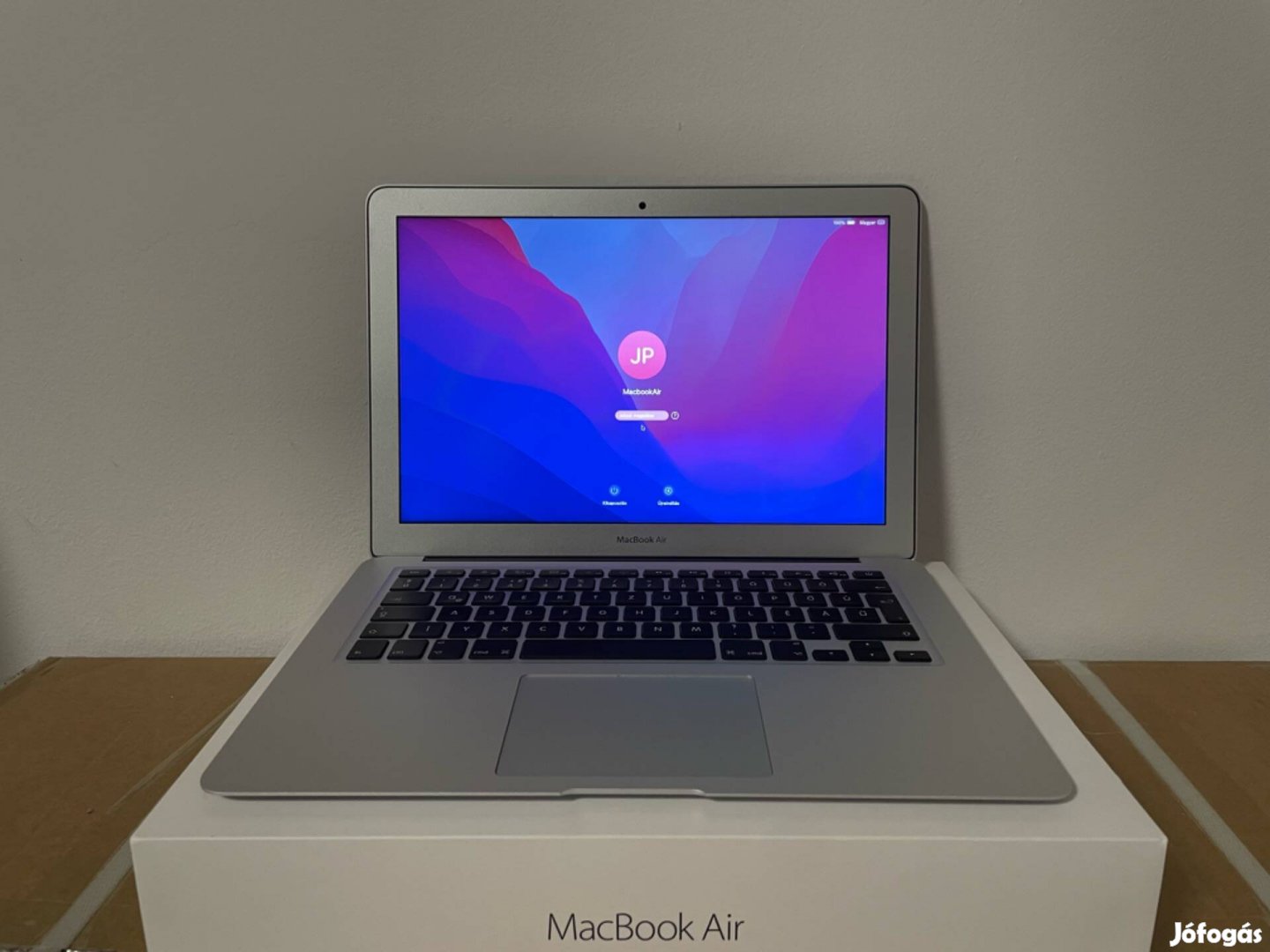 Macbook Air 13 2017 Újszerű dobozában Magyar billentyűzet i5/8gb/128gb