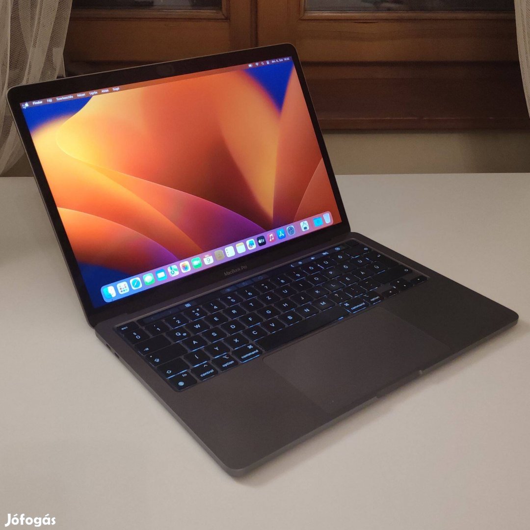 Macbook Pro 13" - 2020, 4 mag i7, 32/512GB, touchbar, garancia