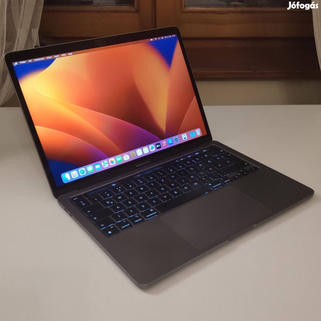 Macbook Pro 13" - 2020, 4 mag i7, 32/512GB, touchbar, garancia