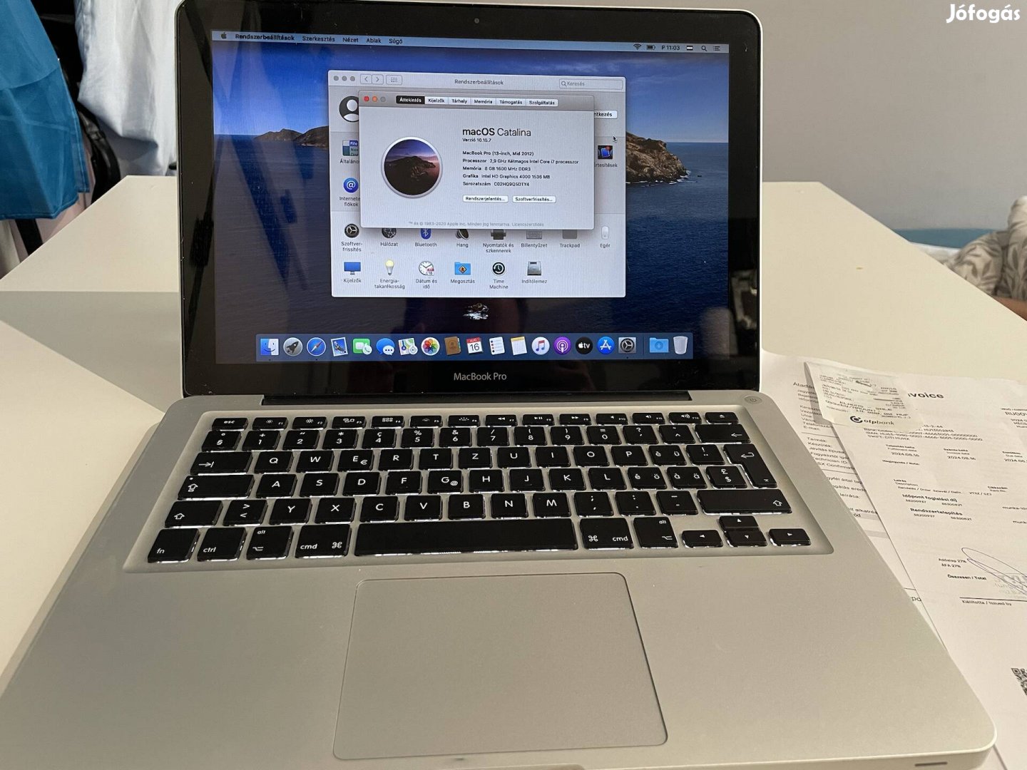 Macbook Pro 13-inch Mid 2012 i7 125GB 1TB HDD