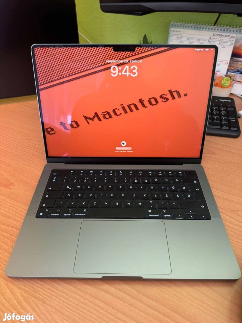 Macbook Pro 14 (2023), M3, 8Gb RAM, 1Tb SSD Új Állapotban