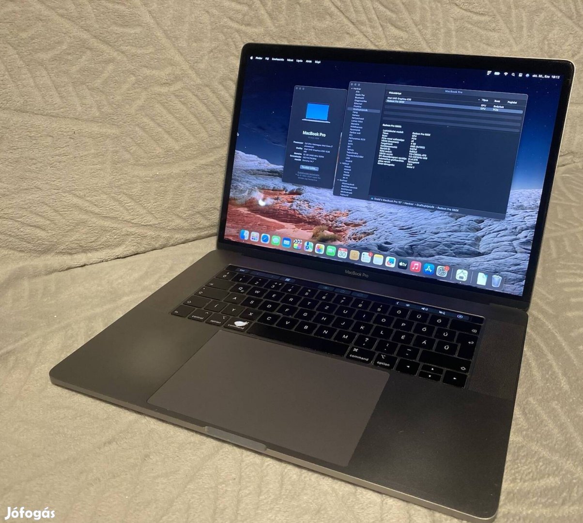 Macbook Pro 15" 2018 CTO I7 32/512gb