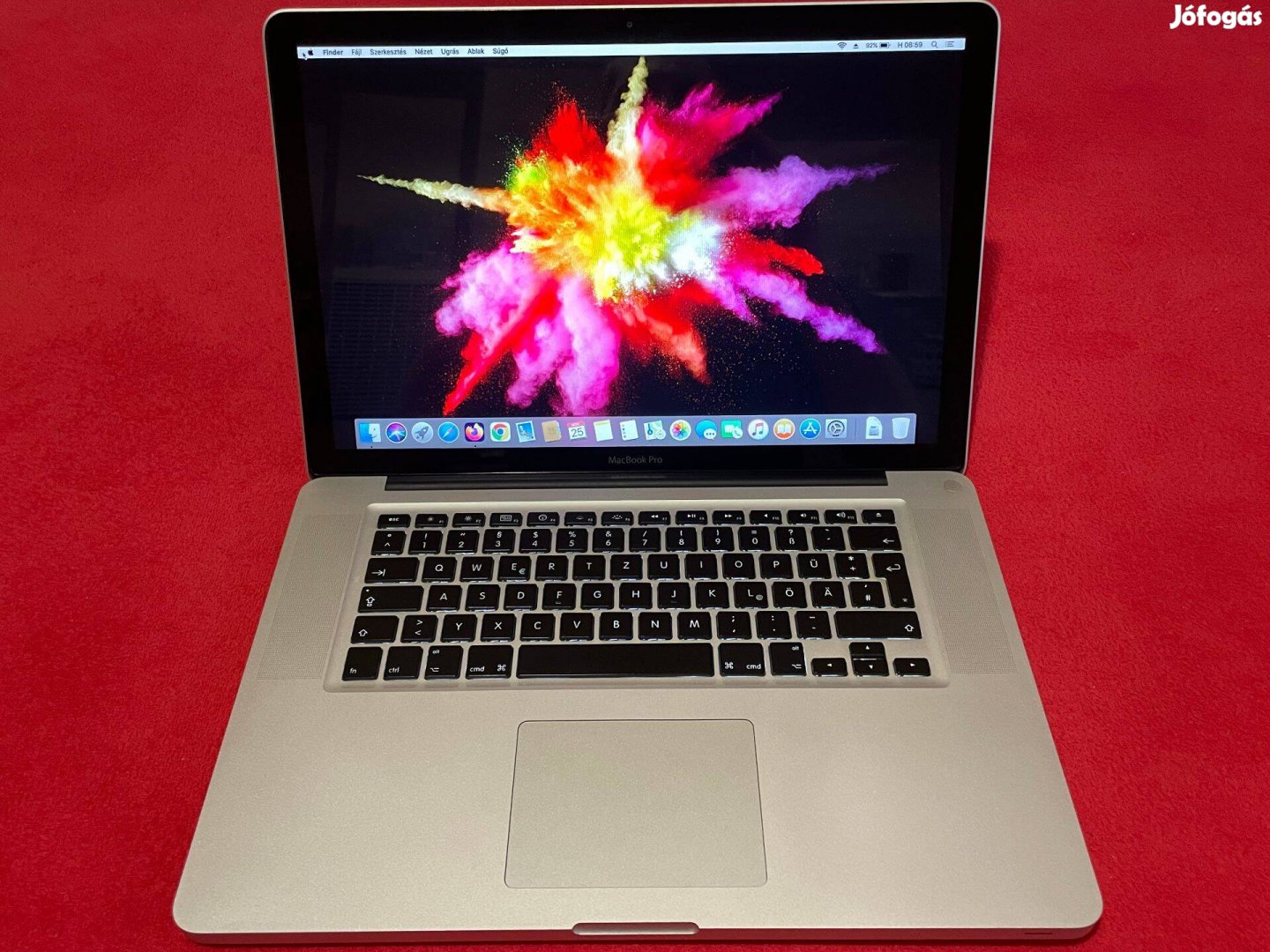 Macbook Pro 15" (2010 közepe)i5 8gb ram 500HDD