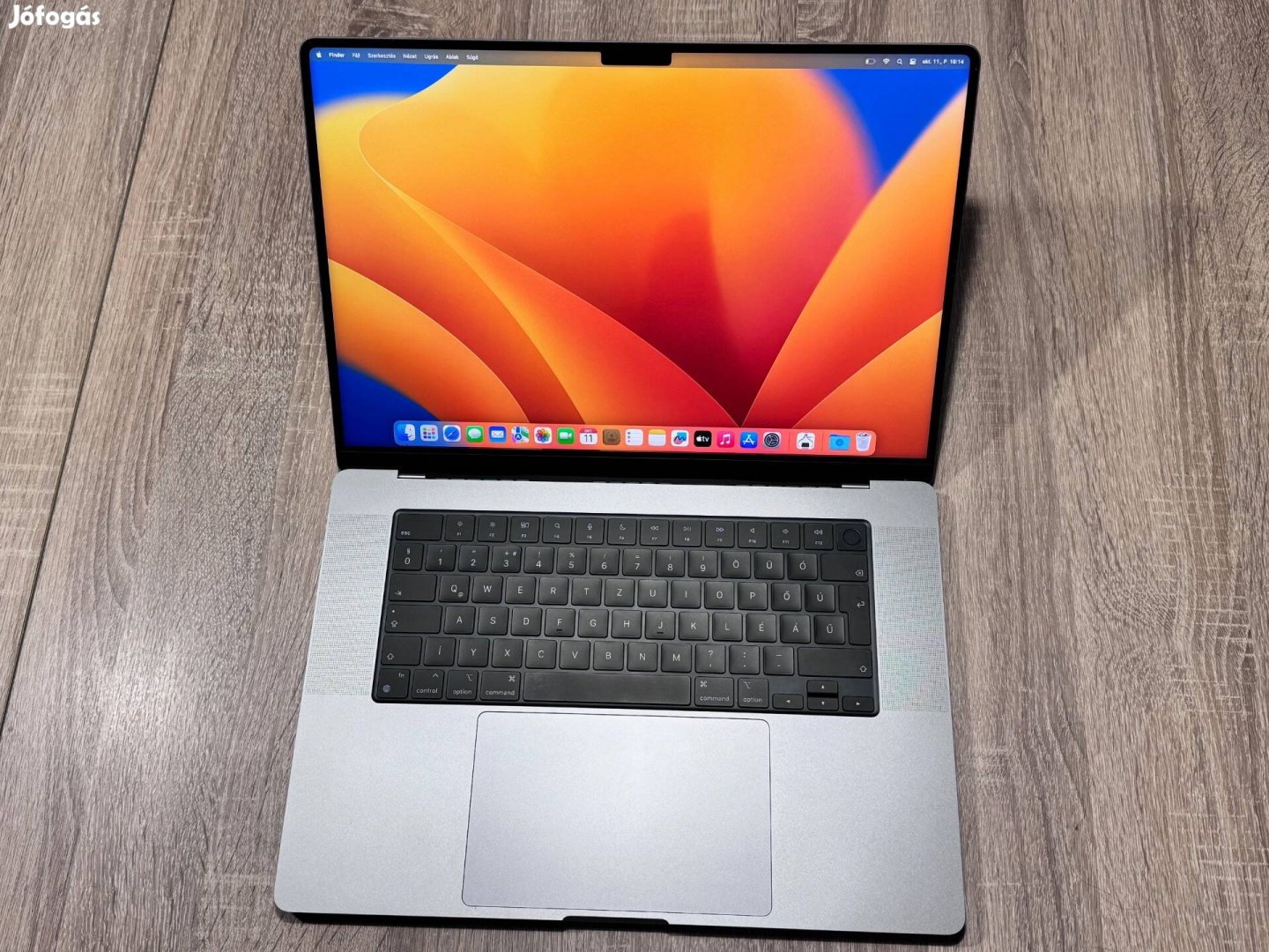 Macbook Pro 16" M1Pro 32GB ram, 1TB ssd, magyar billentyűzet