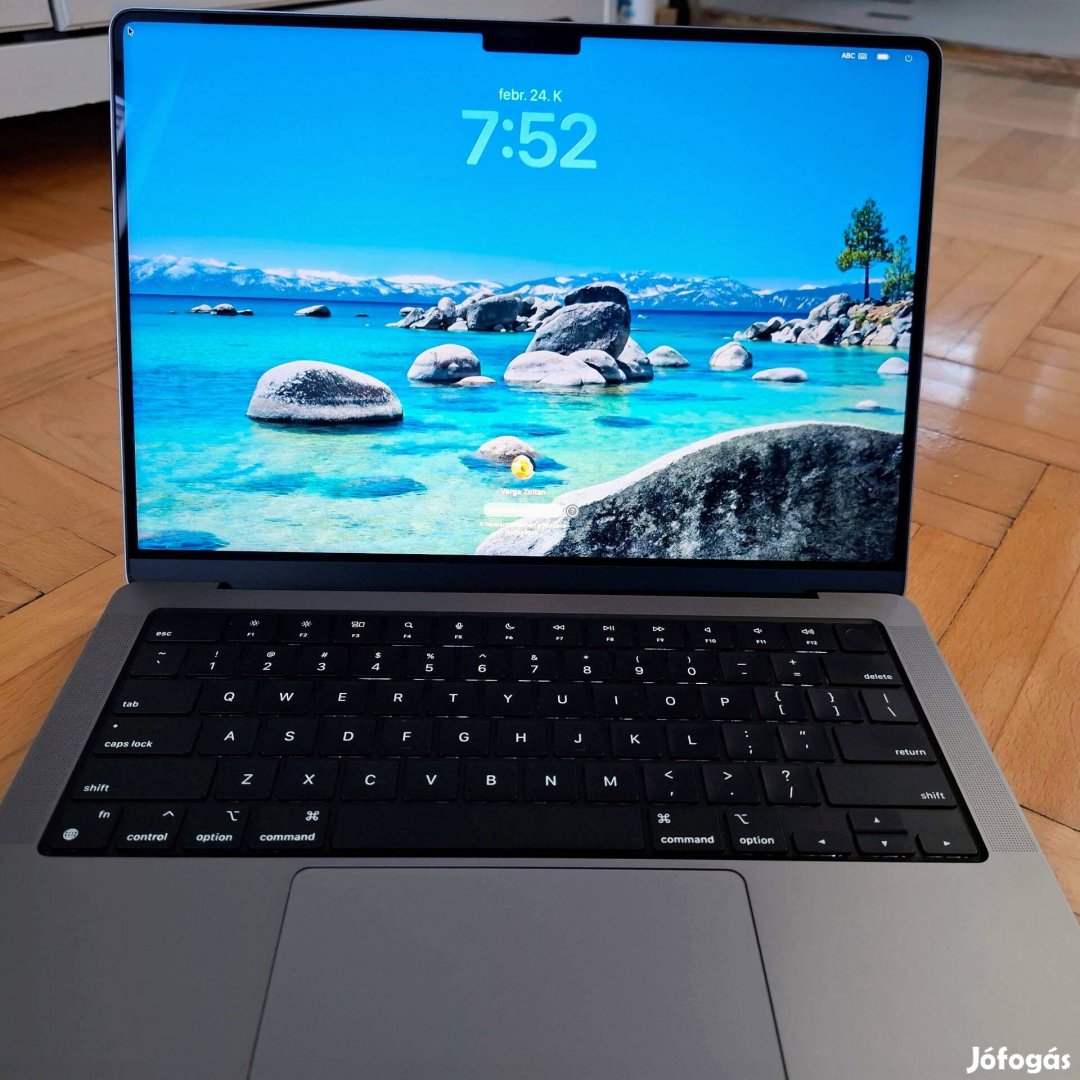 Macbook Pro M1 Pro 14 Space grey, 32GB1TB, 1év alza gar