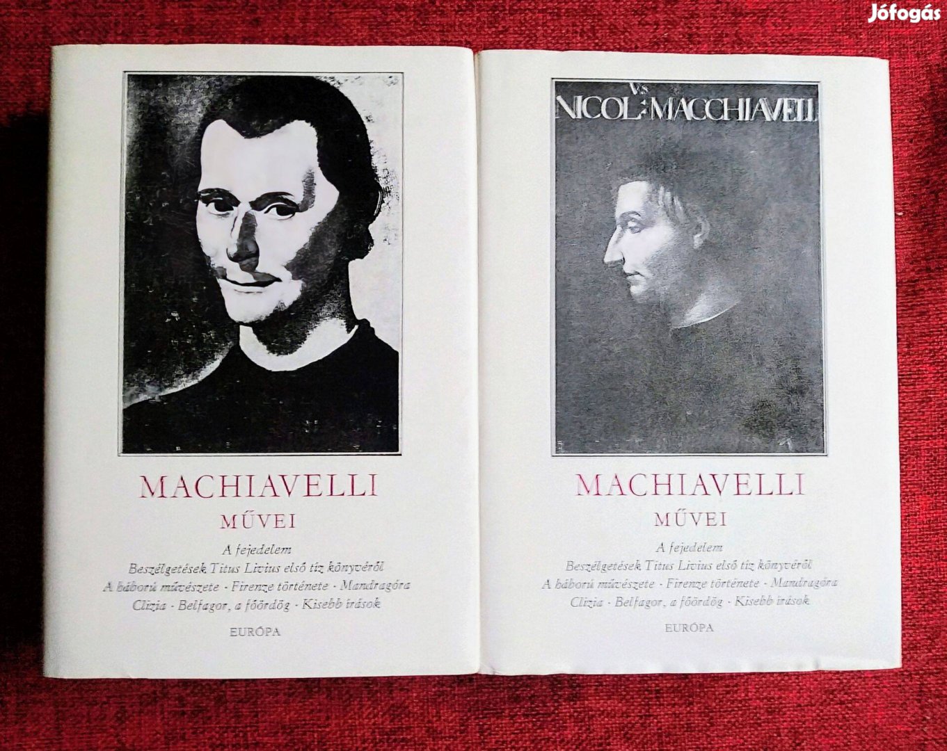 Machiavelli művei I II Olvasatlan