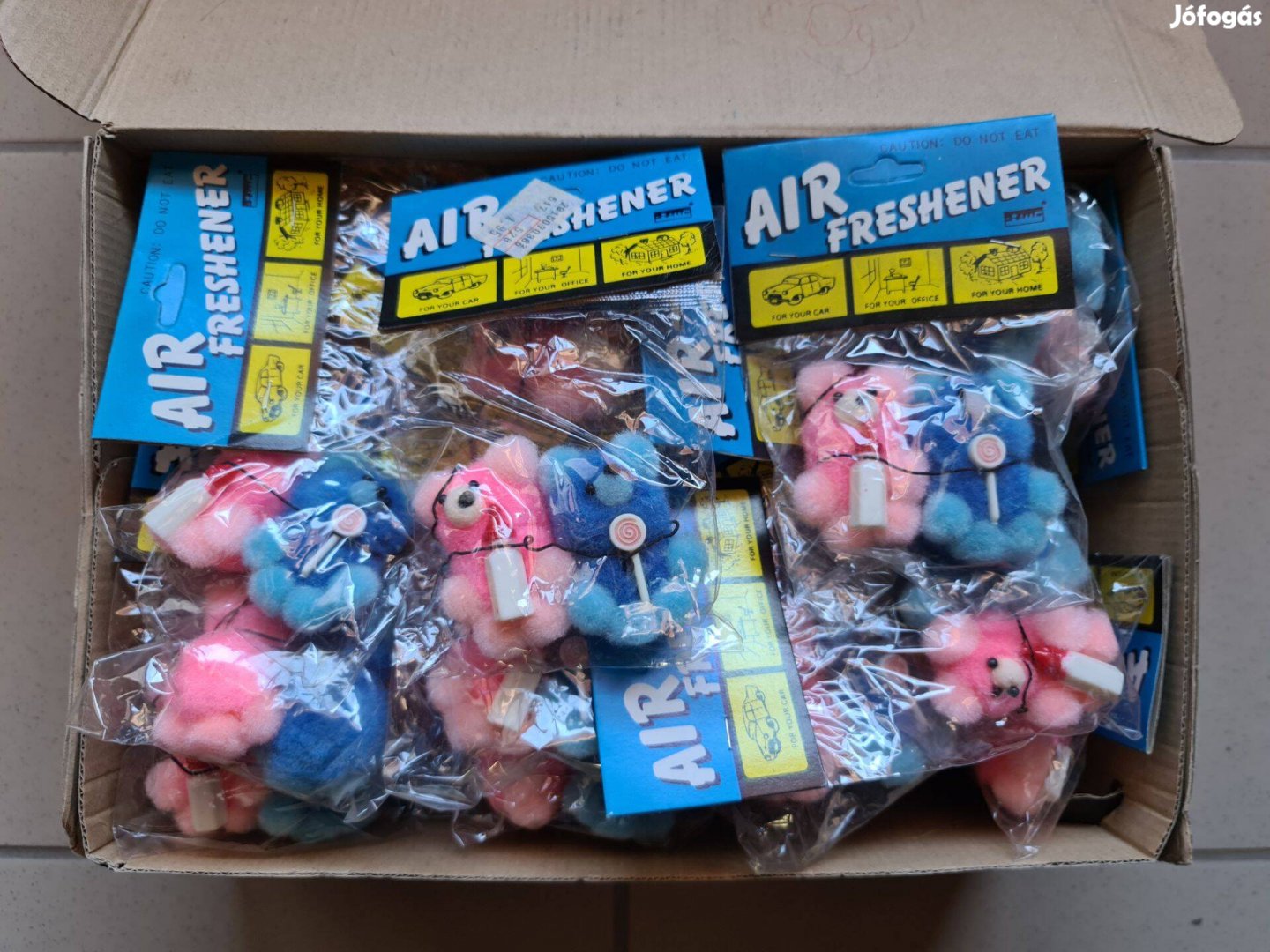 Mackó páros 38 db eredetileg autó iroda otthon illatosító