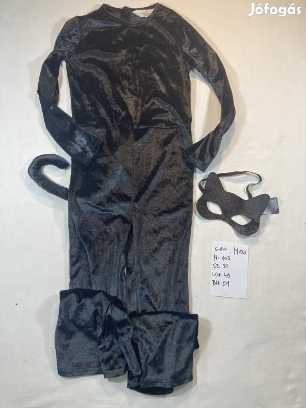 Macska jelmez, cica jelmez M120