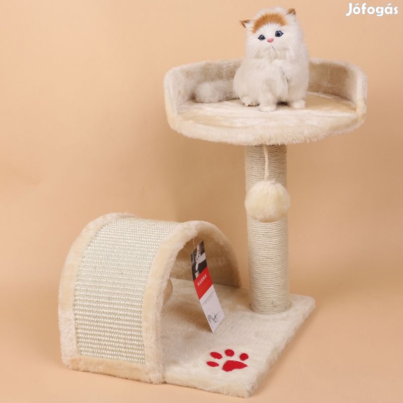 Macskabútor, macskafa 45cm (ST085-BEIGE) kaparófa