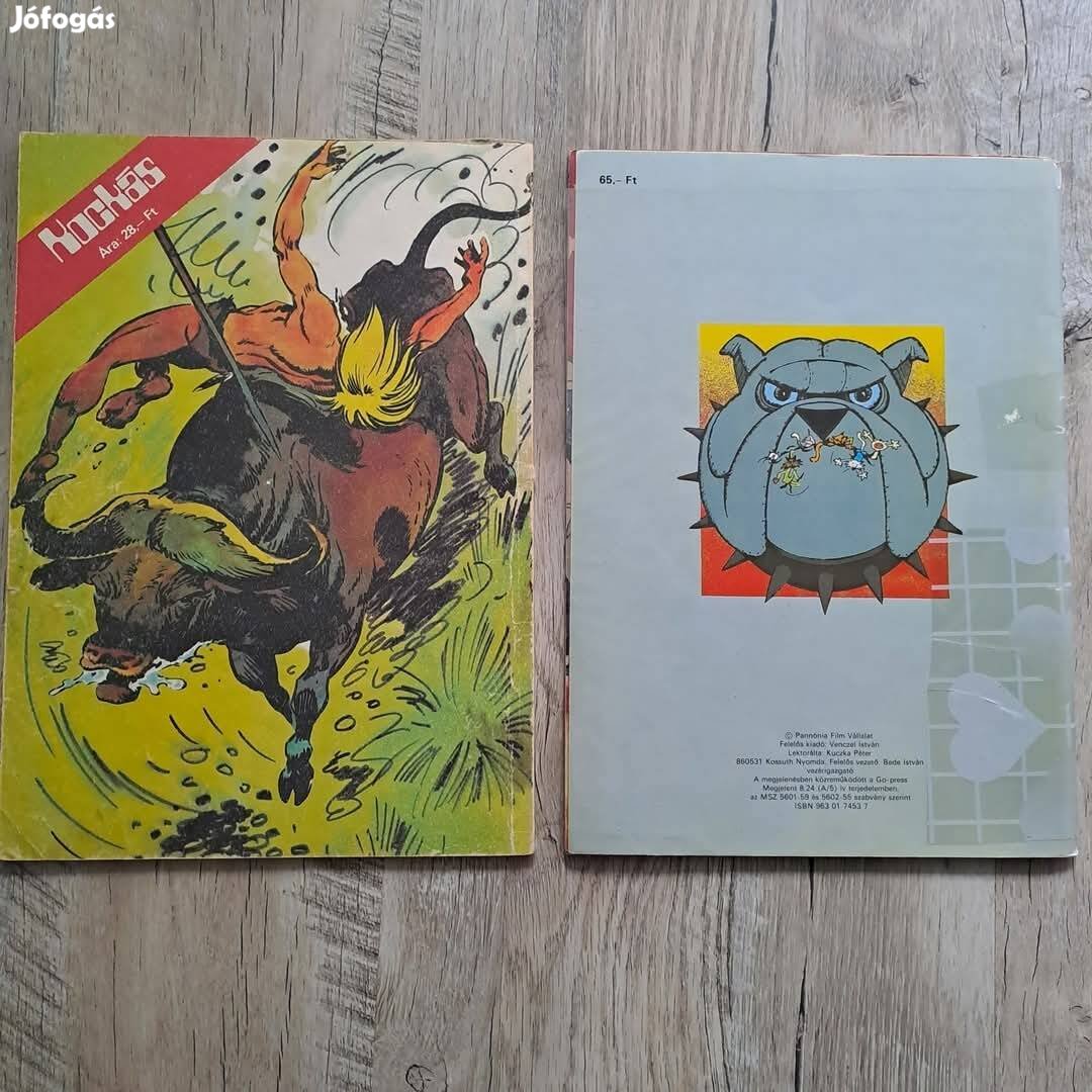 Macskafogó képregény és Kockás 14.