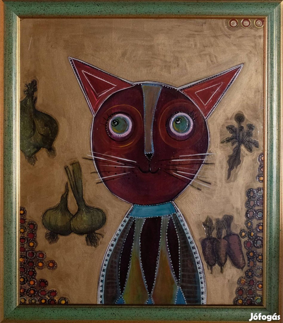 Macskás festmény