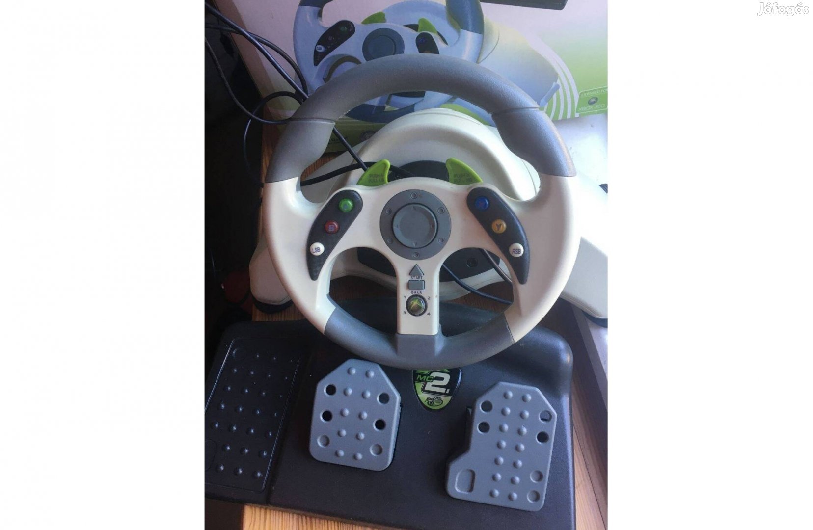 Mad Catz Xbox 360 MC2 Microcon Racing Wheel & Pedals