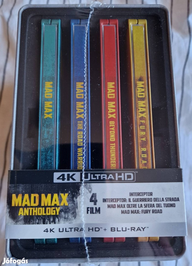 Mad Max 1-4. gyűjtemény (4 UHD +5 BD)  (steelbook)