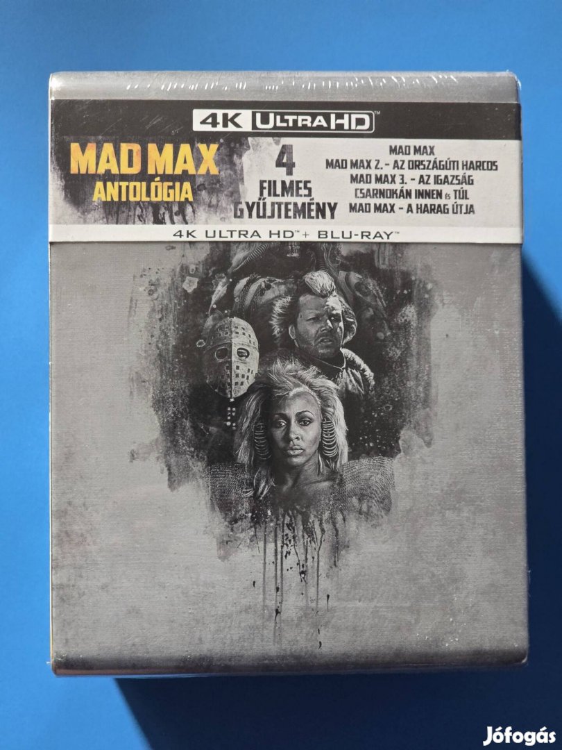 Mad Max 4k mind a 4rész (fémdoboz) blu-ray