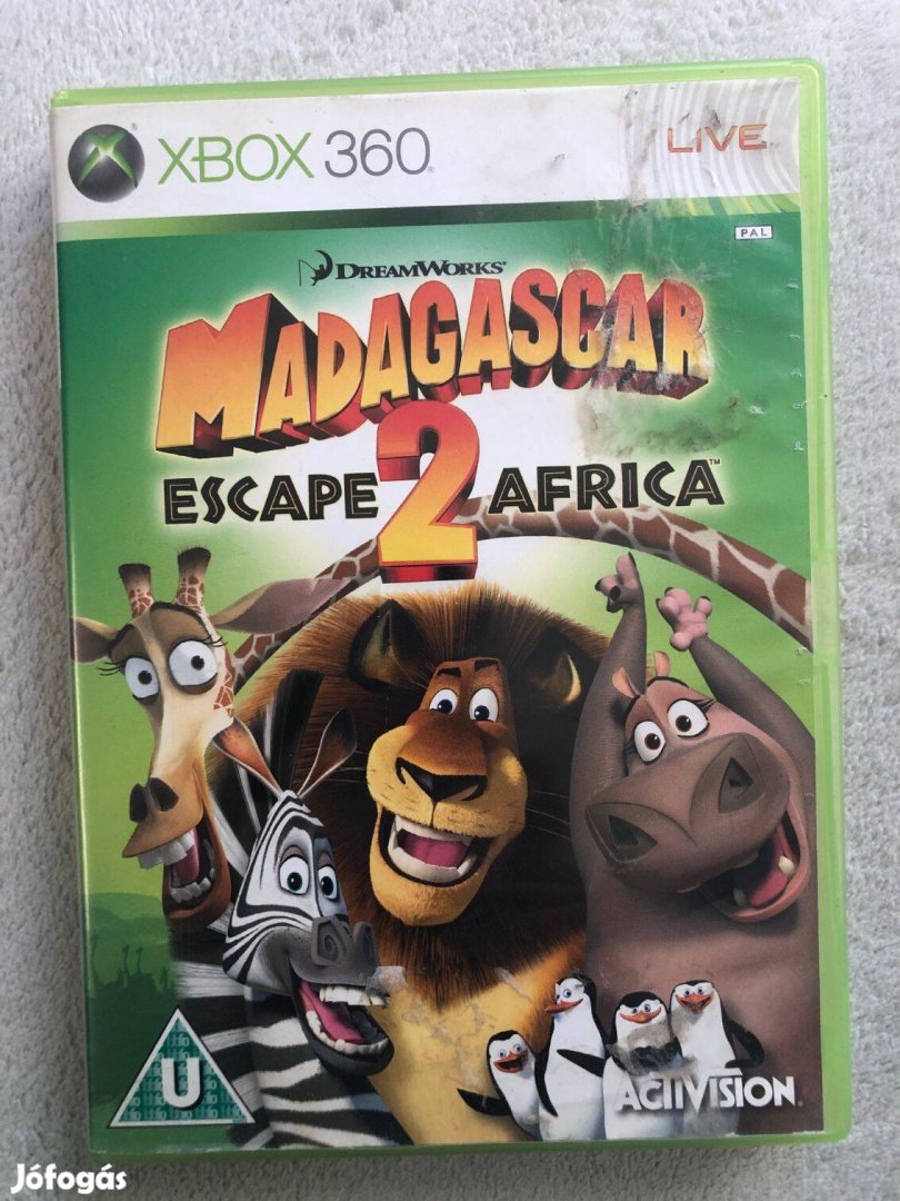 Madagascar 2 Escape Africa Xbox 360 játék